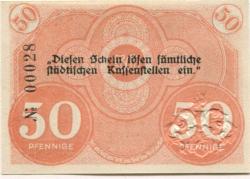 Löbau - Stadt - - 31.12.1918 - 50 Pfennig