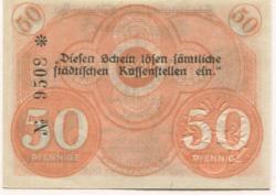 Löbau - Stadt - - 31.12.1918 - 50 Pfennig 