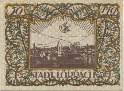 Lörrach - Stadt - April 1920 - 50 Pfennig