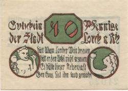 Lorch - Stadt - 20.8.1920 - 10 Pfennig