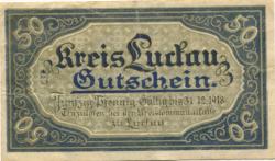 Luckau - Kreis - Mai 1917 - 31.12.1918 - 50 Pfennig