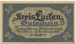 Luckau - Kreis - Mai 1917 - 31.12.1919 - 50 Pfennig 