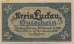 Luckau - Kreis - Mai 1917 - 31.12.1920 - 50 Pfennig