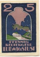 Ludwigslust - Stadt - - 31.5.1922 - 25 Pfennig