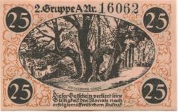 Lübbecke - Stadt - 8.12.1920 - 25 Pfennig