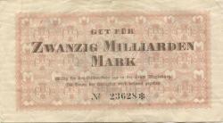 Magdeburg - Stadt - 20.10.1923 - 20 Milliarden Mark 