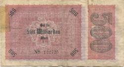 Magdeburg - Stadt - 1.11.1923 - 500 Milliarden Mark 