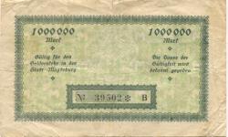 Magdeburg - Stadt - 9.8.1923 - 1 Million Mark 