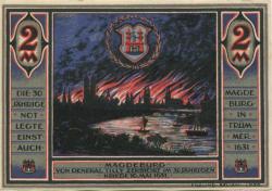 Magdeburg - Mitteldeutsche Ausstellung, Leitung - - 31.10.1922 - 2 Mark 