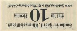 Magdeburg - Saccharin-Fabrik AG, vormals Fahlberg, List & Co, Magdeburg-Südost - -- - 10 Pfennig 