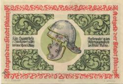 Mainz - Stadt - 1.4.1921 - 25 Pfennig 