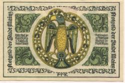 Mainz - Stadt - 1.4.1921 - 50 Pfennig 