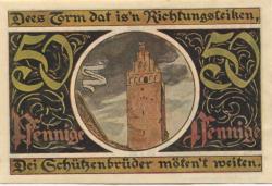 Malchin - Stadt - - 31.12.1922 - 50 Pfennig