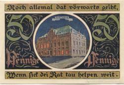Malchin - Stadt - - 31.12.1922 - 50 Pfennig
