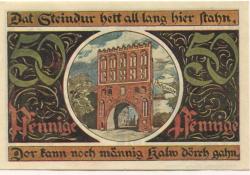 Malchin - Stadt - - 31.12.1922 - 50 Pfennig