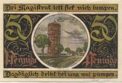 Malchin - Stadt - - 31.12.1922 - 50 Pfennig