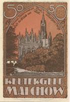 Malchow - Stadt - - 31.5.1922 - 50 Pfennig