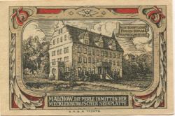 Malchow - Stadt - -- - 75 Pfennig