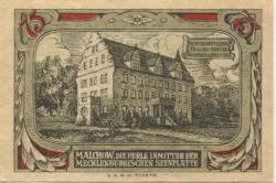 Malchow - Sparkasse* - -- - 75 Pfennig