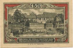 Malchow - Sparkasse* - -- - 1.50 Mark