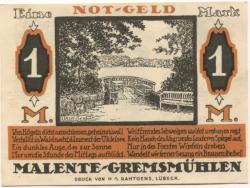 Malente-Gremsmühlen - Gemeinde - 20.11.1920 - 1 Mark