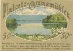 Malente-Gremsmühlen - Gemeinde - 1.6.1921 - 50 Pfennig