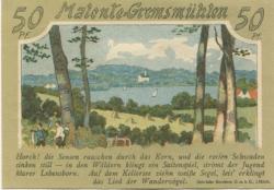 Malente-Gremsmühlen - Gemeinde - 1.6.1921 - 50 Pfennig