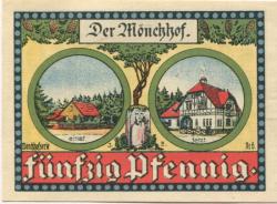 Manebach (heute: Ilmenau) - Gemeinde - Dezember 1921 - 50 Pfennig
