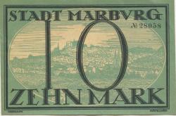Marburg - Stadt - 11.10.1918 - 2.1.1919 - 10 Mark