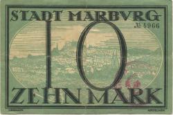 Marburg - Stadt - 11.10.1918 - 2.1.1919 - 10 Mark