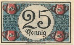 Marburg - Marburger Briefmarken- und Notgeldausstellungs-Leitung - 22.10 - 24.10.1921 - 25 Pfennig