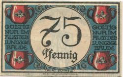 Marburg - Marburger Briefmarken- und Notgeldausstellungs-Leitung - 22.10 - 24.10.1921 - 75 Pfennig