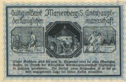 Marienberg - Amtshauptmannschaft - Mai 1917 - 31.12.1918 - 25 Pfennig