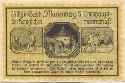 Marienberg - Amtshauptmannschaft - Mai 1917 - 31.12.1918 - 50 Pfennig