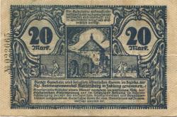 Marienberg - Amtshauptmannschaft - 2.11.1918 - 20 Mark