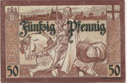 Marienburg (heute: PL-Malbork) - Stadt - -- - 50 Pfennig