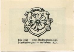 Marktschorgast - Gemeinde - Januar 1921 - 10 Pfennig