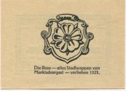 Marktschorgast - Gemeinde - Januar 1921 - 10 Pfennig
