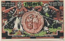 Marne - Stadt - - 1.1.1922 - 1 Mark