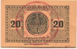 Marne - Sparkasse - 24.1.1917 - 20 Pfennig