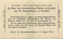 Marten (und Dortmund-Dorstfeld) - Gemeinde - 11.8.1914 - 1/2 Mark