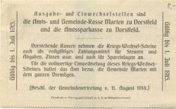 Marten (und Dortmund-Dorstfeld) - Gemeinde - 11.8.1914 - 2 Mark