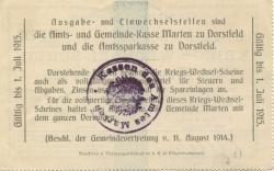 Marten (und Dortmund-Dorstfeld) - Gemeinde - 11.8.1914 - 2 Mark