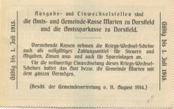 Marten (und Dortmund-Dorstfeld) - Gemeinde - 11.8.1914 - 2 Mark