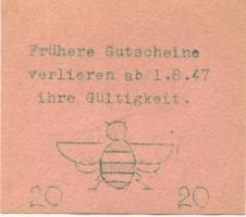 Massing - Hummel, J., Warenhaus - 1.7.1947 - 20 Pfennig