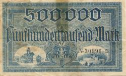 Meerane - Stadt - 8.8.1923 - 500000 Mark