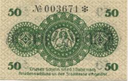 Mehlis (heute: Zella-Mehlis - Stadt - 1917 - 50 Pfennig