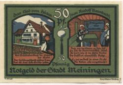 Meiningen - Stadt - 11.6.1921 - 50 Pfennig