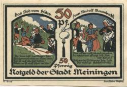 Meiningen - Stadt - 11.6.1921 - 50 Pfennig