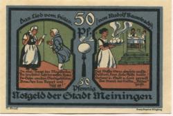 Meiningen - Stadt - 11.6.1921 - 50 Pfennig